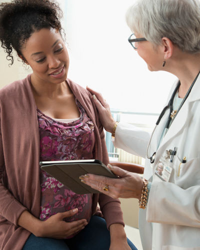 doctor consulting with patient