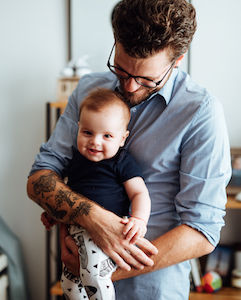 Retrato de familia feliz