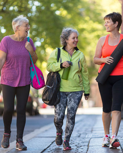 women walking