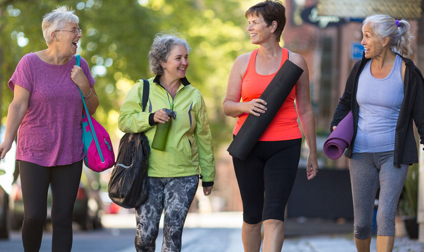 women walking