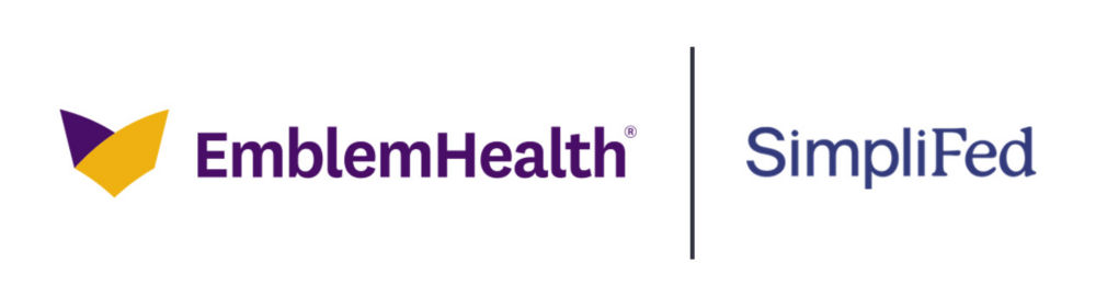 Logotipo doble de EmblemHealth y SimpliFed