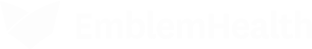 EmblemHealth logo in reverse colors