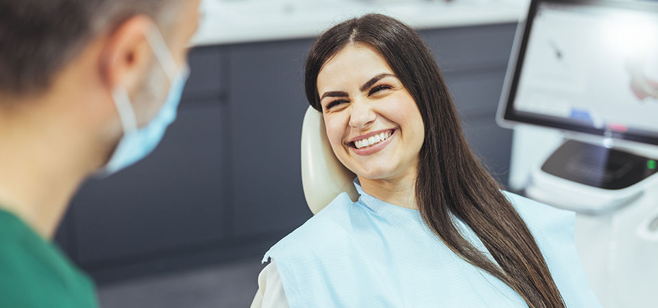 woman at the dentist