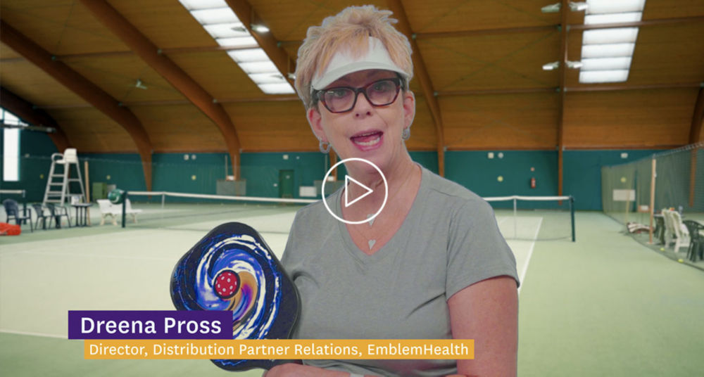 Dreena Pross, Director, Distribution Partner Relations, EmblemHealth discusses how to keep your Essential Plan rally strong from the pickleball court.