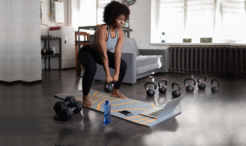 Mujer haciendo ejercicio