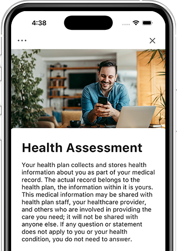 New feature that will be available on an improved version of the EmblemHealth mobile app.