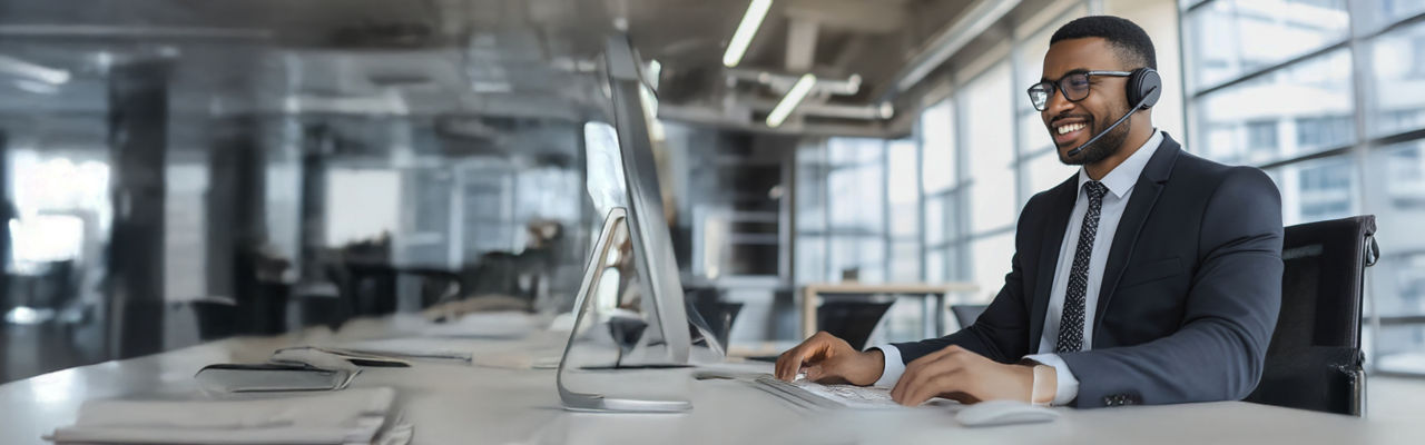 tekemarketer at computer 