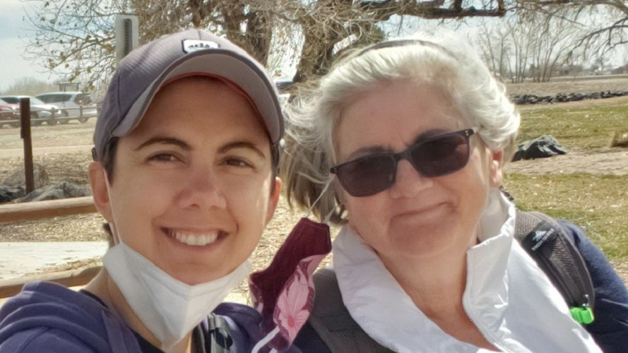 Kim Lauersdorf and her mother