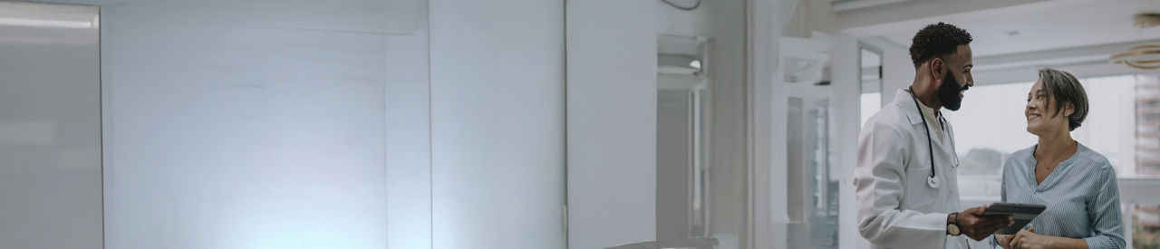 doctor talking to patient