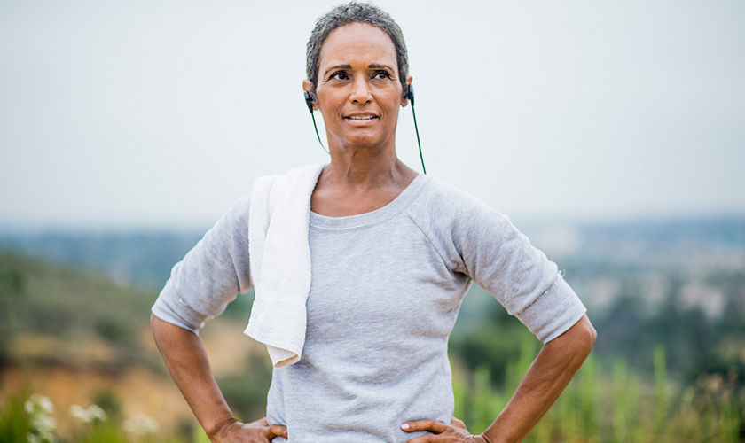 Mujer haciendo ejercicio