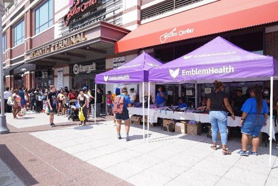 EmblemHealth Event held Outside Atlantic Terminal