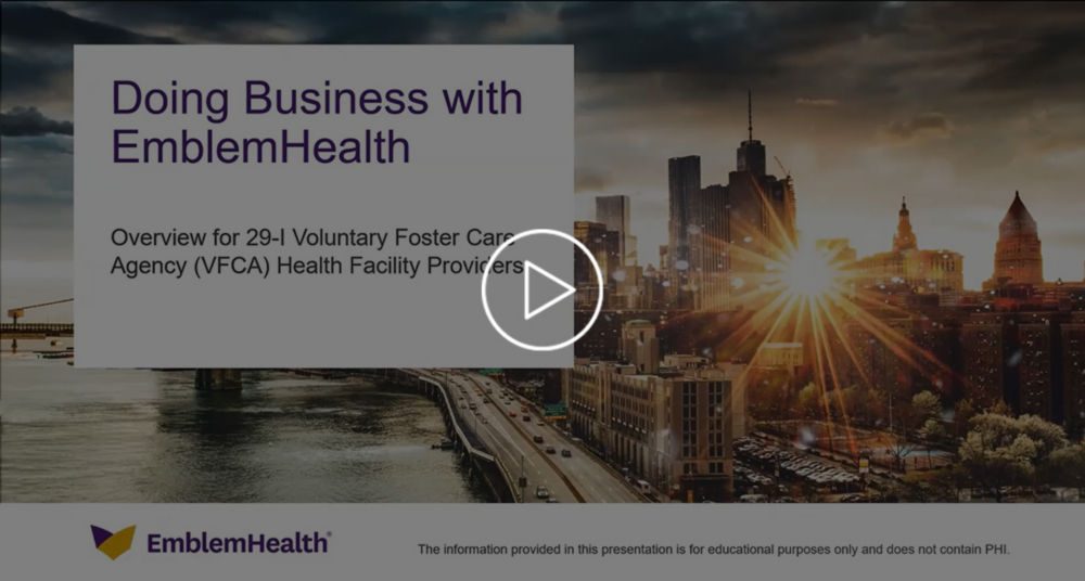 Doing Business with EmblemHealth presentation