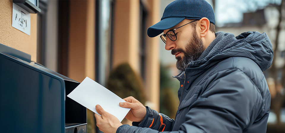 mailing an envelope