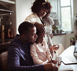 Family telemedicine appointment