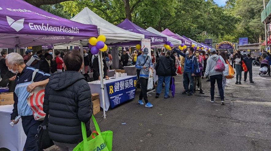 queens community information booths